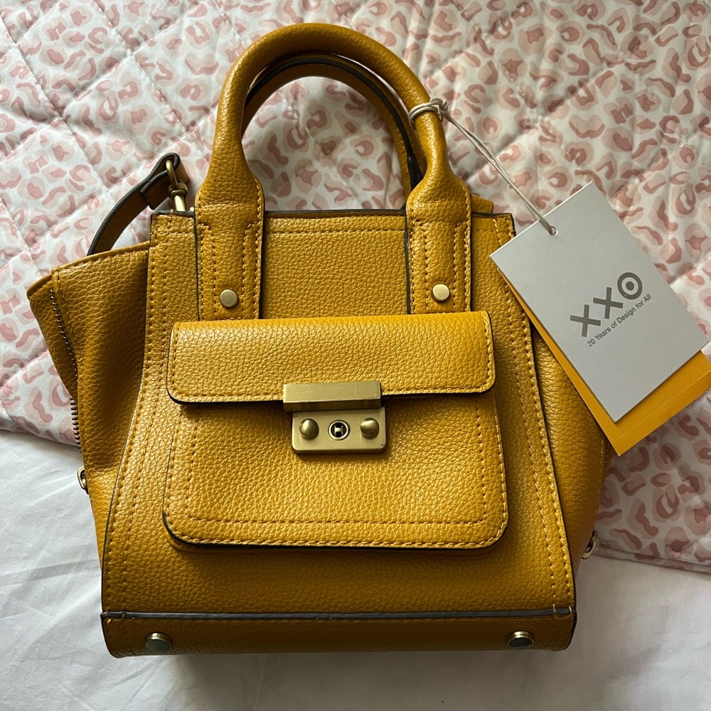 3.1 Phillip Lim for Target Yellow Crossbody Bag with Gold Hardware